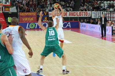 ROMA 14 11 2010 LBA, CAMPIONATO 2010-2011 BENETTON TREVISO BASKET - LOTTOMATICA ROMA