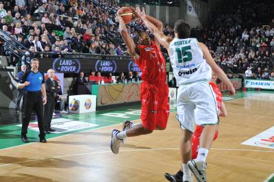 TREVISO 29 01 2011 LBA, CAMPIONATO 2010-2011 BENETTON TREVISO BASKET - ARMANI JEANS MILANO