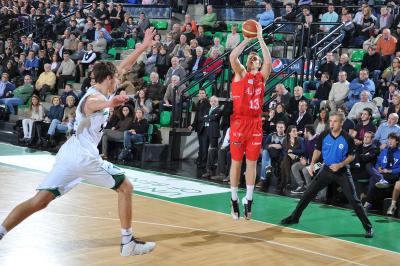 TREVISO 29 01 2011 LBA, CAMPIONATO 2010-2011 BENETTON TREVISO BASKET - ARMANI JEANS MILANO