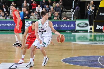 TREVISO 29 01 2011 LBA, CAMPIONATO 2010-2011 BENETTON TREVISO BASKET - ARMANI JEANS MILANO