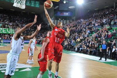 TREVISO 29 01 2011 LBA, CAMPIONATO 2010-2011 BENETTON TREVISO BASKET - ARMANI JEANS MILANO