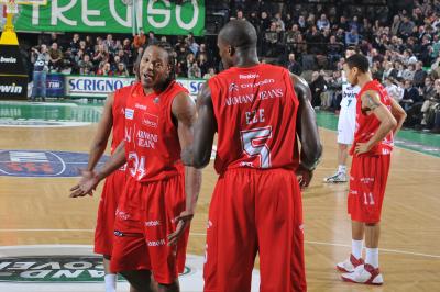 TREVISO 29 01 2011 LBA, CAMPIONATO 2010-2011 BENETTON TREVISO BASKET - ARMANI JEANS MILANO