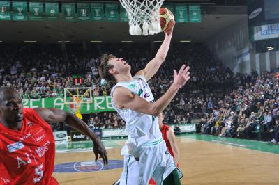 TREVISO 29 01 2011 LBA, CAMPIONATO 2010-2011 BENETTON TREVISO BASKET - ARMANI JEANS MILANO
