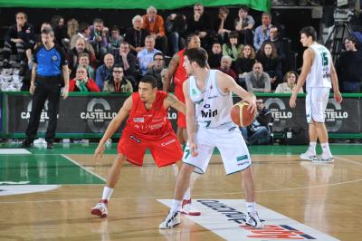 TREVISO 29 01 2011 LBA, CAMPIONATO 2010-2011 BENETTON TREVISO BASKET - ARMANI JEANS MILANO