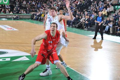 TREVISO 29 01 2011 LBA, CAMPIONATO 2010-2011 BENETTON TREVISO BASKET - ARMANI JEANS MILANO