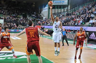 TREVISO 27 02 2011 LBA, CAMPIONATO 2010-2011 BENETTON TREVISO BASKET - LOTTOMATICA ROMA