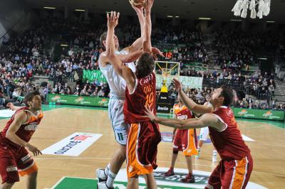 TREVISO 27 02 2011 LBA, CAMPIONATO 2010-2011 BENETTON TREVISO BASKET - LOTTOMATICA ROMA
