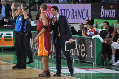 TREVISO 27 02 2011 LBA, CAMPIONATO 2010-2011 BENETTON TREVISO BASKET - LOTTOMATICA ROMA