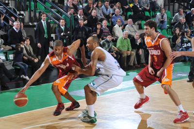 TREVISO 27 02 2011 LBA, CAMPIONATO 2010-2011 BENETTON TREVISO BASKET - LOTTOMATICA ROMA