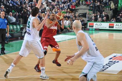 TREVISO 27 02 2011 LBA, CAMPIONATO 2010-2011 BENETTON TREVISO BASKET - LOTTOMATICA ROMA