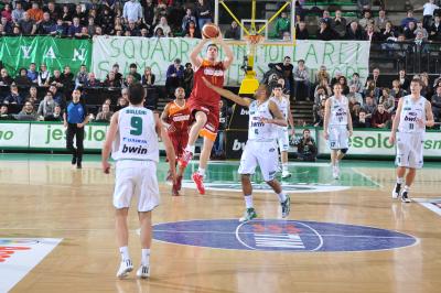 TREVISO 27 02 2011 LBA, CAMPIONATO 2010-2011 BENETTON TREVISO BASKET - LOTTOMATICA ROMA
