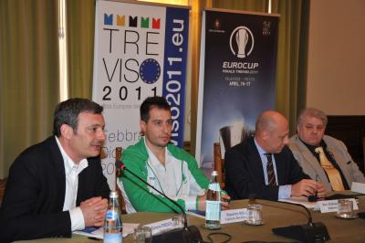 TREVISO 06 04 2011 EUROCUP  2010-2011 BENETTON BASKET - CONFERENZA STAMPA PRESENTAZIONE FINAL FOUR
