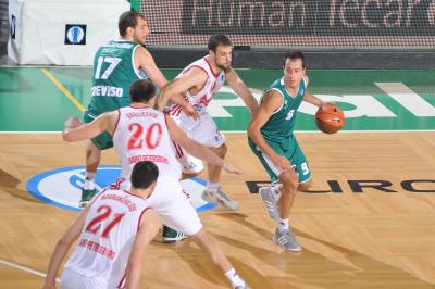 TREVISO 22 11 2011 EUROCUP  2011-2012 BENETTON BASKET - SPARTAK SP