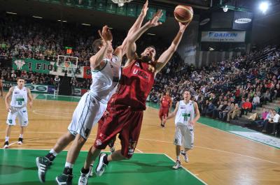 TREVISO 08 01 2012 LBA, CAMPIONATO 2011-2012 BENETTON TREVISO BASKET - UMANA REYER VENEZIA