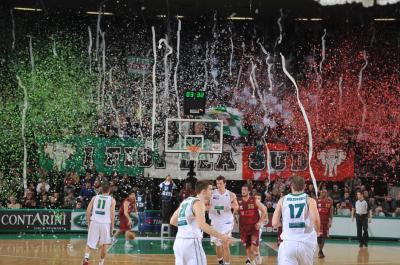 TREVISO 08 01 2012 LBA, CAMPIONATO 2011-2012 BENETTON TREVISO BASKET - UMANA REYER VENEZIA