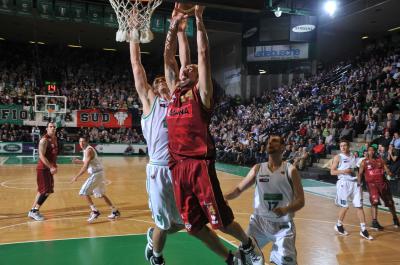 TREVISO 08 01 2012 LBA, CAMPIONATO 2011-2012 BENETTON TREVISO BASKET - UMANA REYER VENEZIA