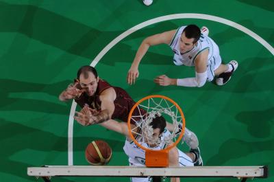TREVISO 08 01 2012 LBA, CAMPIONATO 2011-2012 BENETTON TREVISO BASKET - UMANA REYER VENEZIA