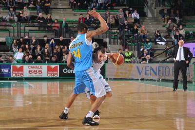 TREVISO 14 01 2012 LBA, CAMPIONATO 2011-2012 BENETTON TREVISO BASKET - CREMONA