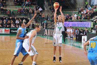 TREVISO 14 01 2012 LBA, CAMPIONATO 2011-2012 BENETTON TREVISO BASKET - CREMONA