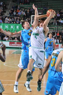 TREVISO 14 01 2012 LBA, CAMPIONATO 2011-2012 BENETTON TREVISO BASKET - CREMONA