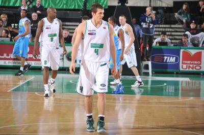TREVISO 14 01 2012 LBA, CAMPIONATO 2011-2012 BENETTON TREVISO BASKET - CREMONA