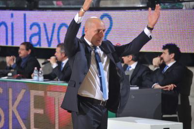 TREVISO 21 01 2012 LBA, CAMPIONATO 2011-2012 BENETTON TREVISO BASKET - CASERTA