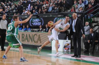 TREVISO 04 02 2012 LBA, CAMPIONATO 2011-2012 BENETTON TREVISO BASKET - AIR AVELLINO