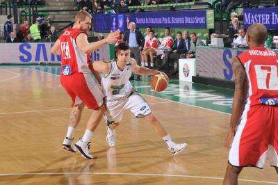 TREVISO 07 03 2012 LBA, CAMPIONATO 2011-2012 BENETTON TREVISO BASKET - PESARO