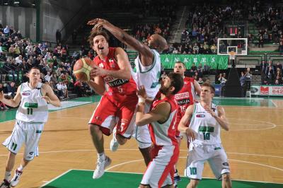 TREVISO 07 03 2012 LBA, CAMPIONATO 2011-2012 BENETTON TREVISO BASKET - PESARO