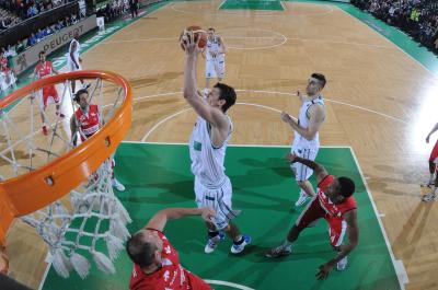 TREVISO 07 03 2012 LBA, CAMPIONATO 2011-2012 BENETTON TREVISO BASKET - PESARO