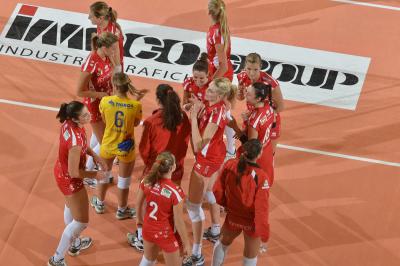 TREVISO 22 12 2012 LEGAVOLLEY FEMMINILE, CAMPIONATO 2011-2012 PROSECCO DOC IMOCO - YAMAMAI