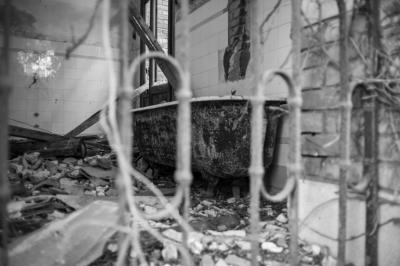 ISOLA DI POVEGLIA 15 04 2014 ARCHEOLOGIA INDUSTRIALE - OSPEDALE AL MARE