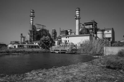 CAGLIARI 27 07 2014 ARCHEOLOGIA INDUSTRIALE - CENTRALE ENEL