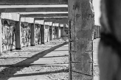 CAGLIARI 27 07 2014 ARCHEOLOGIA INDUSTRIALE - OSPEDALE MARINO