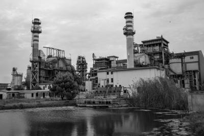 CAGLIARI 27 07 2014 ARCHEOLOGIA INDUSTRIALE - CENTRALE ENEL