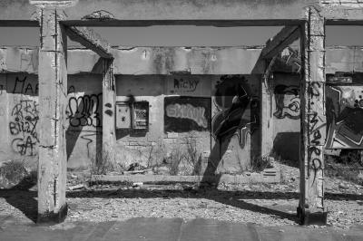 CAGLIARI 27 07 2014 ARCHEOLOGIA INDUSTRIALE - OSPEDALE MARINO