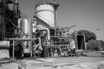 CAGLIARI 27 07 2014 ARCHEOLOGIA INDUSTRIALE - CENTRALE ENEL
