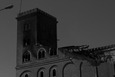 TREVISO 08 04 2015 ARCHEOLOGIA INDUSTRIALE - INCENDIO CHIARI E FORTI