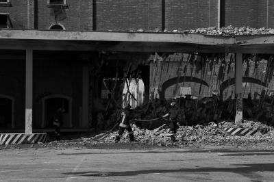 TREVISO 08 04 2015 ARCHEOLOGIA INDUSTRIALE - INCENDIO CHIARI E FORTI