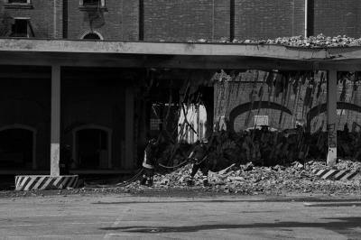TREVISO 08 04 2015 ARCHEOLOGIA INDUSTRIALE - INCENDIO CHIARI E FORTI