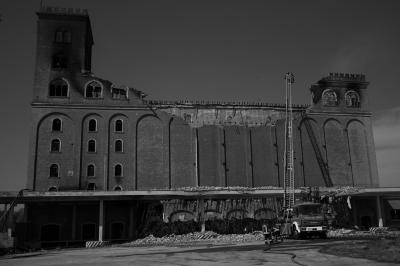 TREVISO 08 04 2015 ARCHEOLOGIA INDUSTRIALE - INCENDIO CHIARI E FORTI
