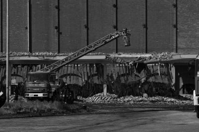 TREVISO 08 04 2015 ARCHEOLOGIA INDUSTRIALE - INCENDIO CHIARI E FORTI