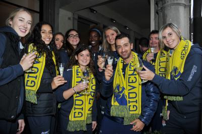 CONEGLIANO 24 09 2017LEGAVOLLEY CAMPIONATO 2017-2018  PROSECCO DOC IMOCO - PRESENTAZIONE SQUADRA PIAZZA CIMA