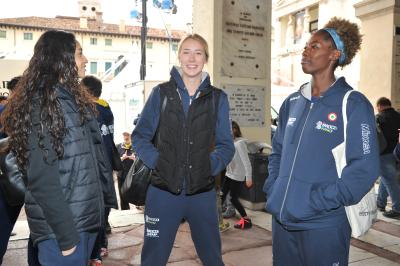 CONEGLIANO 24 09 2017LEGAVOLLEY CAMPIONATO 2017-2018  PROSECCO DOC IMOCO - PRESENTAZIONE SQUADRA PIAZZA CIMA