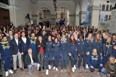 CONEGLIANO 24 09 2017LEGAVOLLEY CAMPIONATO 2017-2018  PROSECCO DOC IMOCO - PRESENTAZIONE SQUADRA PIAZZA CIMA