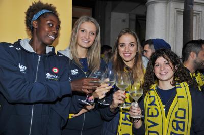 CONEGLIANO 24 09 2017LEGAVOLLEY CAMPIONATO 2017-2018  PROSECCO DOC IMOCO - PRESENTAZIONE SQUADRA PIAZZA CIMA