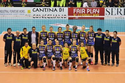 TREVISO 21 10 2017 CEV 2017-2018 ANTONIO CARRARO IMOCO - LINEMAR BEKECSABI