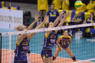 TREVISO 21 10 2017 CEV 2017-2018 ANTONIO CARRARO IMOCO - LINEMAR BEKECSABI