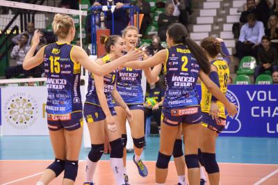 TREVISO 21 10 2017 CEV 2017-2018 ANTONIO CARRARO IMOCO - LINEMAR BEKECSABI