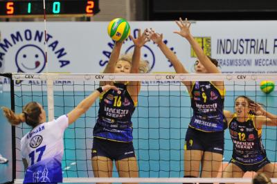 TREVISO 21 10 2017 CEV 2017-2018 ANTONIO CARRARO IMOCO - LINEMAR BEKECSABI